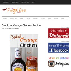 Crockpot Orange Chicken Recipe in Crockpot Recipe, Main Courses Sides, Recipes