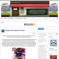 Crockpot Cube Steak and Gravy » The Post-It Place