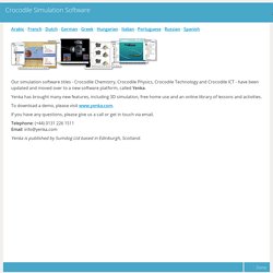 Sumdog Teacher Portal - Crocodile Simulation Software