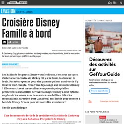 Croisière Disney Famille à bord