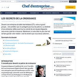 LES SECRETS DE LA CROISSANCE - Les fondamentaux TPE - PME