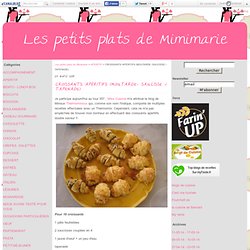 CROISSANTS APÉRITIFS (MOUTARDE- SAUCISSE / TAPENADE) - Les petits plats de Mimimarie
