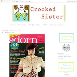 Crooked Sister: ADORN=Amazing