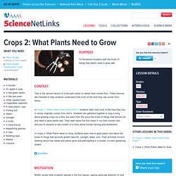 Crops 2: What Plants Need to Grow
