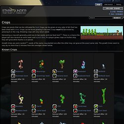 Crops - Starbounder - Starbound Wiki