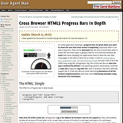 Cross Browser HTML5 Progress Bars In Depth