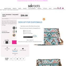 Basic Crossbody - Turq Brave Beauti in Trending Now at Sakroots