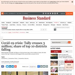 Covid-19 crisis: Tally crosses 3 million; share of top 10 districts falling