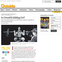 The CrossFit Backlash Begins