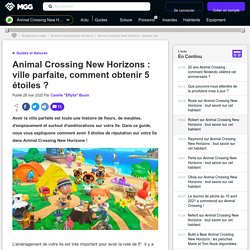 Animal Crossing New Horizons : ville parfaite, comment obtenir 5 étoiles ? - Millenium
