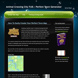 Animal Crossing City Folk Perfect Town Generator