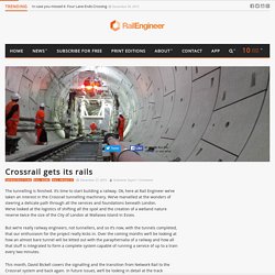 Crossrail gets its rails