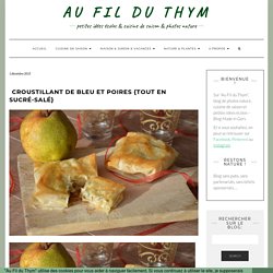 Croustillants de poires au bleu d'Auvergne