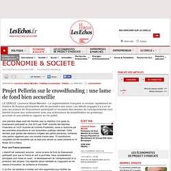 Projet Pellerin sur le crowdfunding : une lame de fond bien accueillie