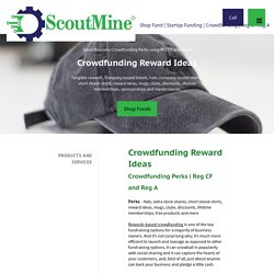 Crowdfunding Reward Ideas
