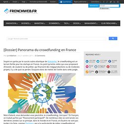 FRANCE: Panorama crowdfunding