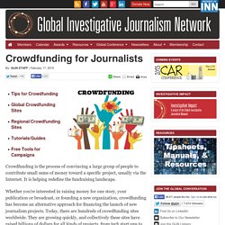 Crowdfunding for Journalists