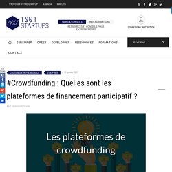 #Crowdfunding : Quelles sont les plateformes de financement participatif