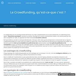 Crowdfunding et Financement Participatif - SmartAngels