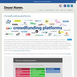 Crowdfunding in Nederland 