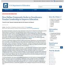 New Online Community Seeks to Crowdsource Teacher Leadership to Improve Education