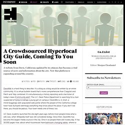 A Crowdsourced Hyperlocal City Guide, Coming To You Soon