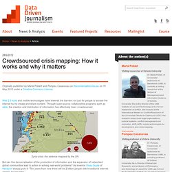 Crowdsourced crisis mapping: How it works and why it matters