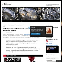 AnArchy sur France 4 : du crowdsourcing fictionnel, mais pas encore une wikisérie