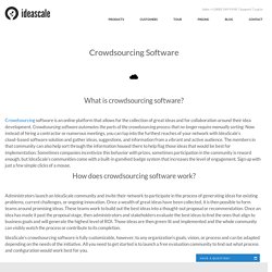 Crowdsourcing Software - Idea Crowdsourcing Software - Online Suggestion Box