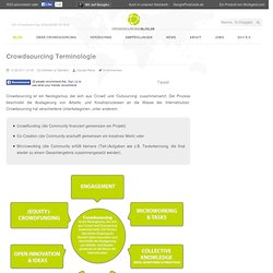 Crowdsourcing Terminologie