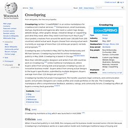 Crowdspring - Wikipedia, the free encyclopedia - Aurora