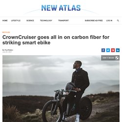 CrownCruiser goes all in on carbon fiber for striking smart ebike