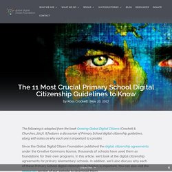 The 11 Most Crucial Primary School Digital Citizenship Guidelines to Know