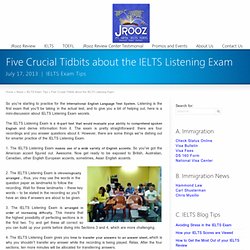 Five Crucial Tidbits about the IELTS Listening Exam