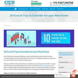 10 Crucial Tips to Consider for your Next Event