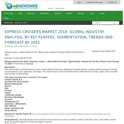 Express-cruisers Market 2018- Global Industry Analysis, By Key Players, Segmentation, Trends And Forecast By 2025