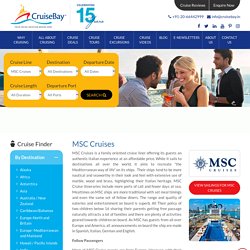Wide Range of Offers on MSC Cruises from Cruisebay