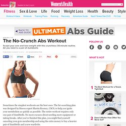 The No-Crunch Abs Workout