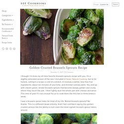 Golden-Crusted Brussels Sprouts Recipe