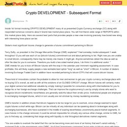 Crypto DEVELOPMENT - Subsequent Format