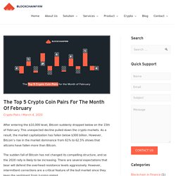 The Top 5 Crypto Coin Pairs For The Month Of February 2020