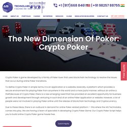 Crypto Poker Script for Sale - Buy Own Crypto Script at Affordable Price
