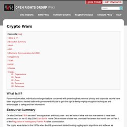 Crypto Wars - ORG Wiki