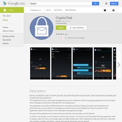 CryptoChat - Android Apps on Google Play