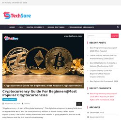 Cryptocurrency Guide For Beginners