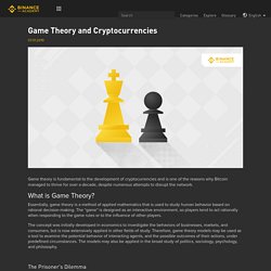 Game Theory and Cryptocurrencies
