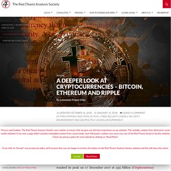 A Deeper Look at Cryptocurrencies - Bitcoin, Ethereum and Ripple - The Red