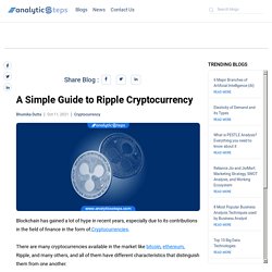 A Simple Guide to Ripple Cryptocurrency