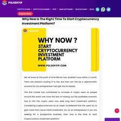 Why Start Cryptocurrency Investment Platform?- Pulsehyip