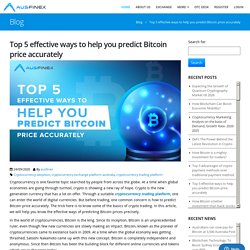Cryptocurrency Trading Platform to peridict Bitcoin?
